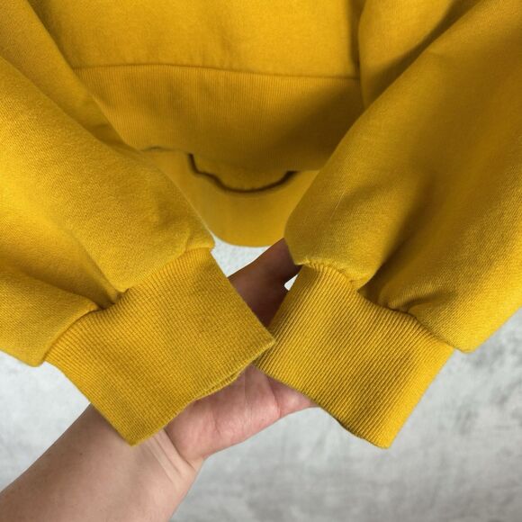 Vans X Curren X Knost Women’s Crewneck Sweater Size Large Oversized Gold Yellow - Picture 9 of 14